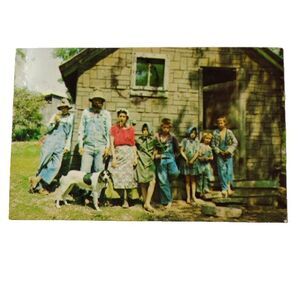 Ozarks Livin' Hillbilly Style Postcard Vintage 1967 Postmark Stamp Removed